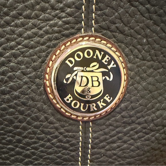 EUC Vintage Y2K Dooney & Bourke Black Pebbled Leather Backpack - Picture 3 of 13